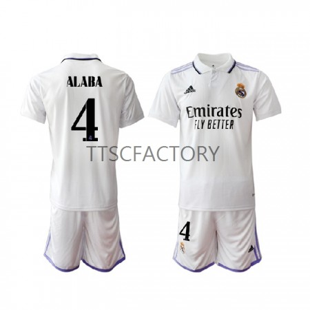 Real Madrid David Alaba 4 Domaći Dječji Nogometni Dres 2022-2023